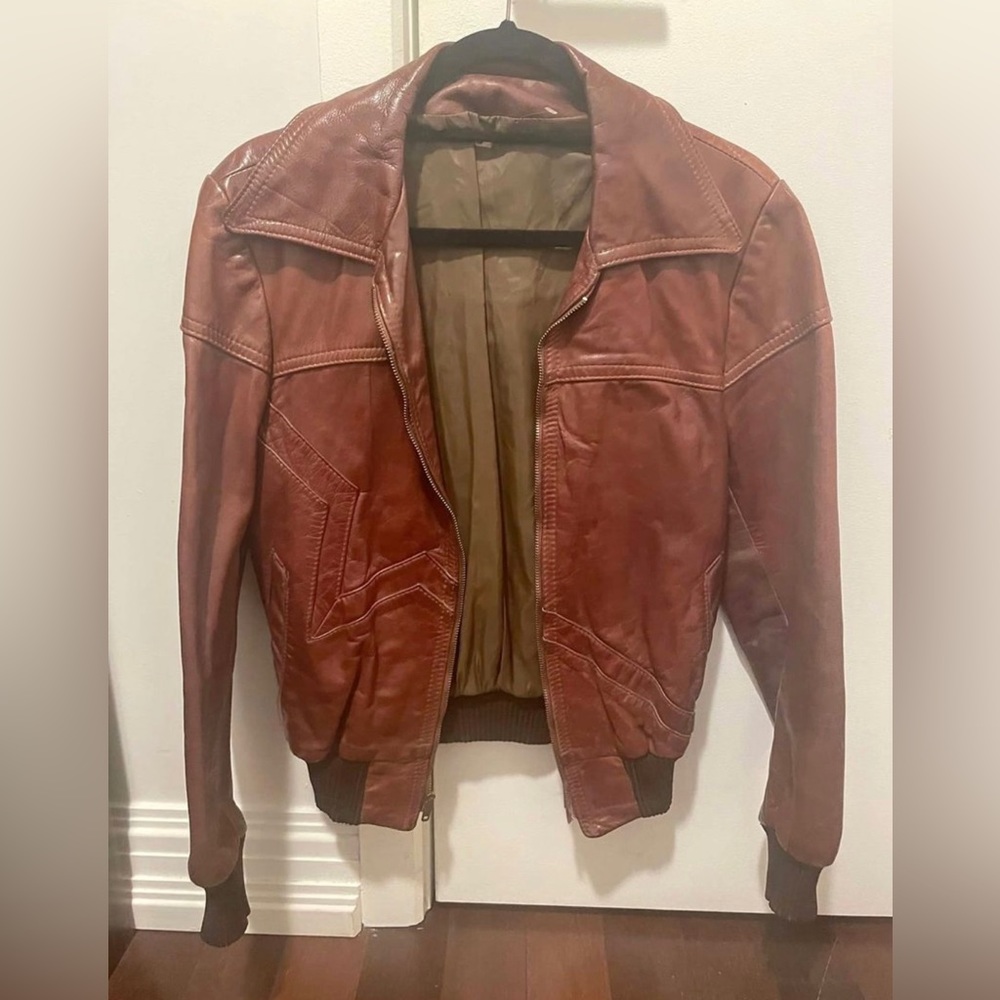Vintage leather jacket